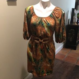 ADORABLE, Versatile Peacock Dress